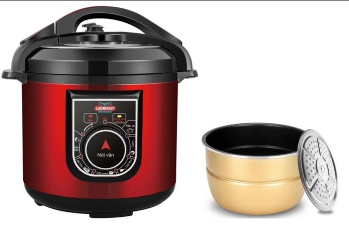 Nồi áp suất 6L nắp liền Ladomax Ha-7866 (1tx4)