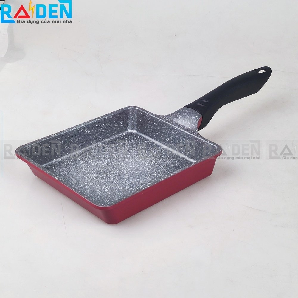 Chảo vuông đúc trứng 16x18cm đáy từ Greencook GCS01-1618