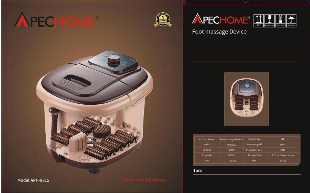 Máy ngâm chân mát xa Apechome APH-8815 (1tx1)