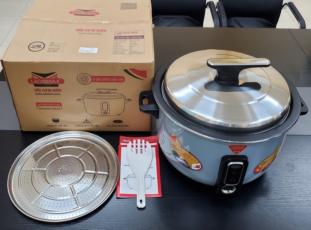 Nồi cơm điện nắp rời 8.5L Ladomax Ha-7185