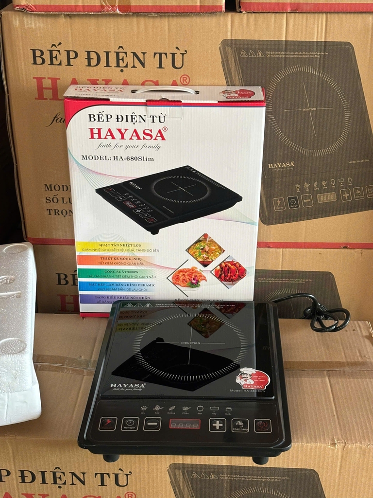 Bếp điện từ Hayasa Ha-680 Slim (1tx8)
