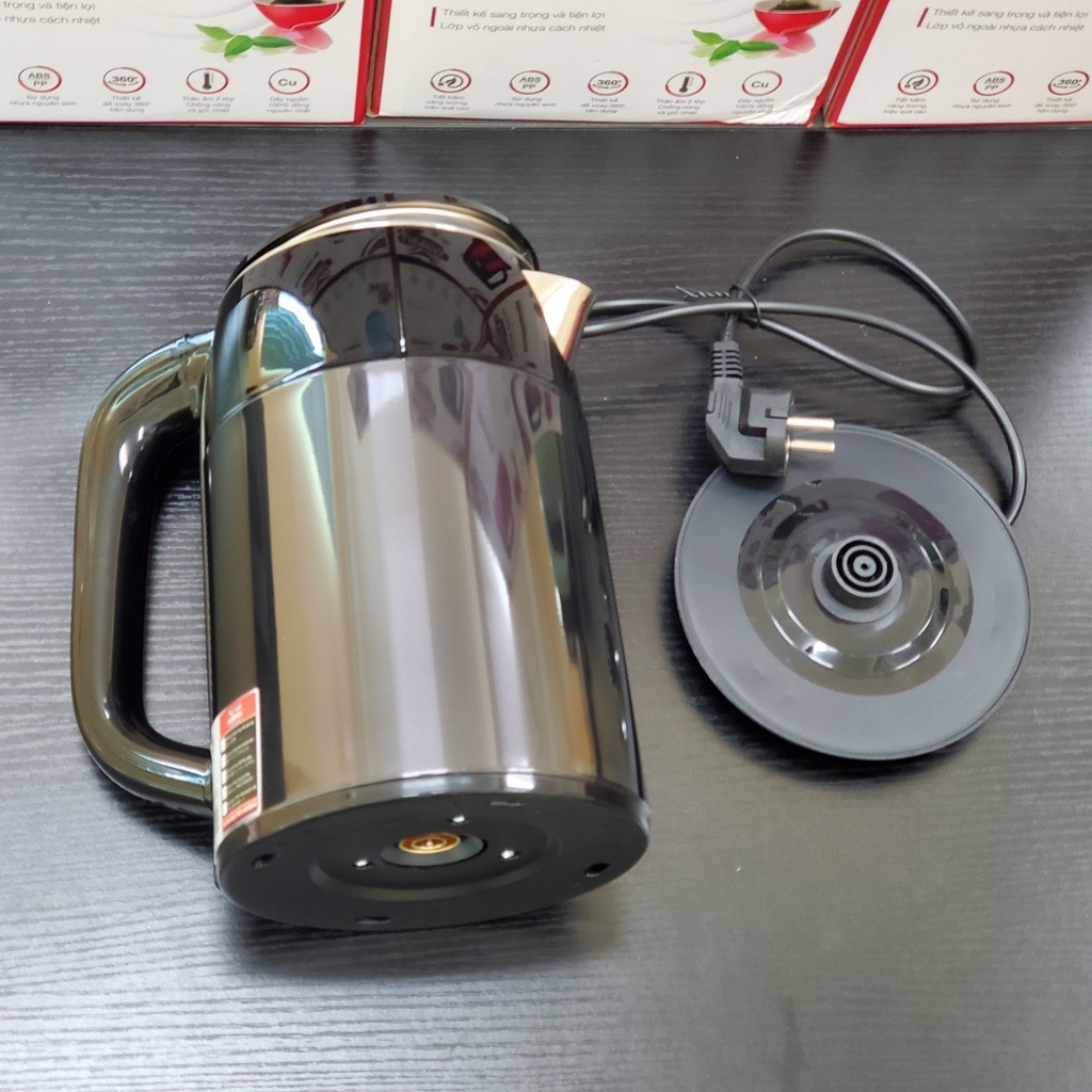 Ấm đun siêu tốc 2 lớp Ladomax Ha-888