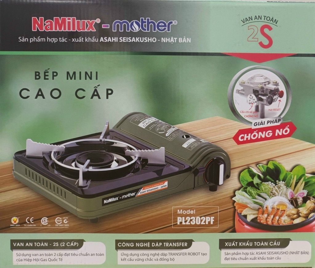 Bếp ga mini chống nổ Namilux PL2302
