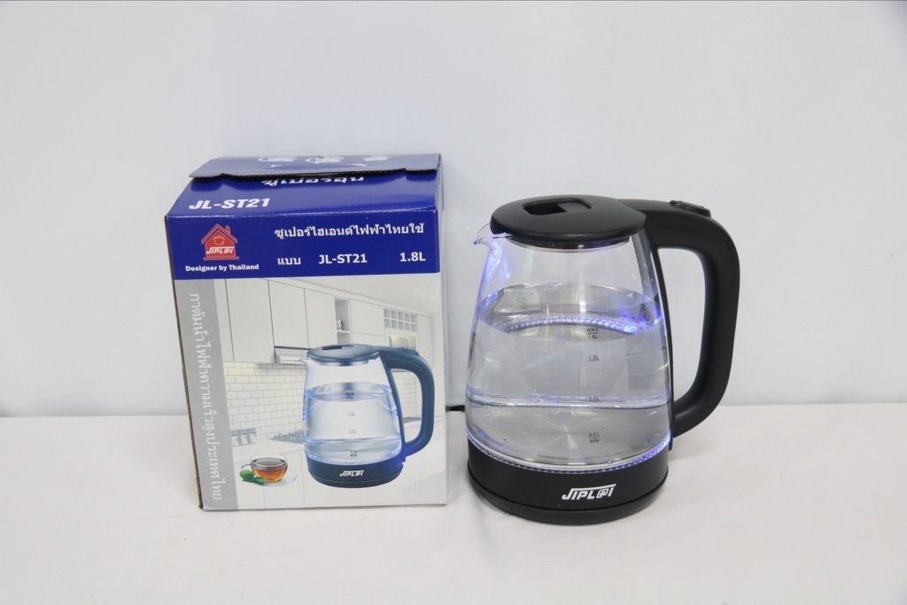 Ấm đun siêu tốc 1.8L thủy tinh JIPLAI ST-21