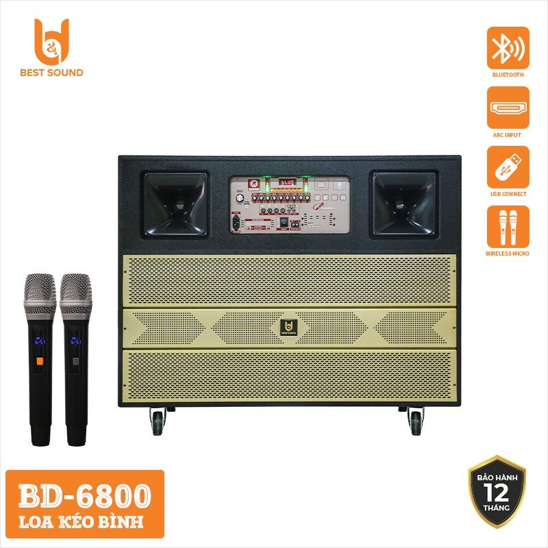 Loa bass đôi 4 tấc Bestsound BD-6800