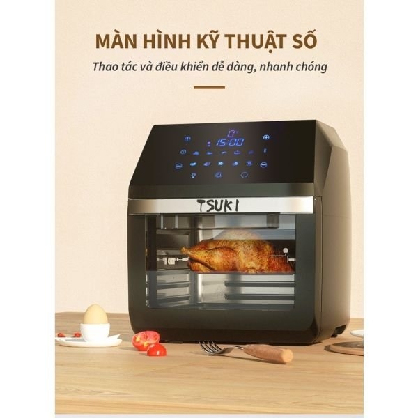 Nồi chiên không dầu 12L Tsuki TS-AF1201