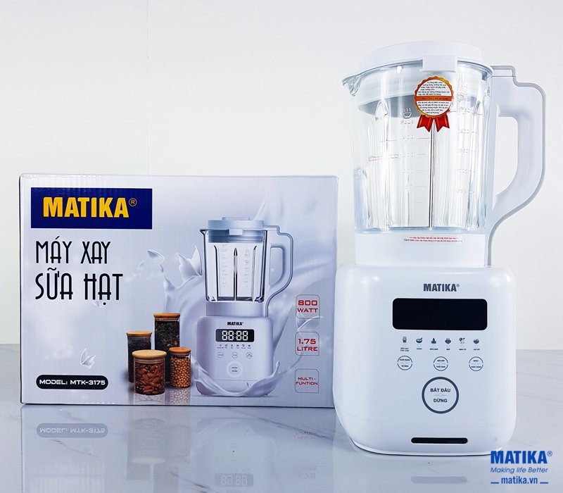 Máy xay nấu sữa hạt Matika MTK-3175 (1tx4)