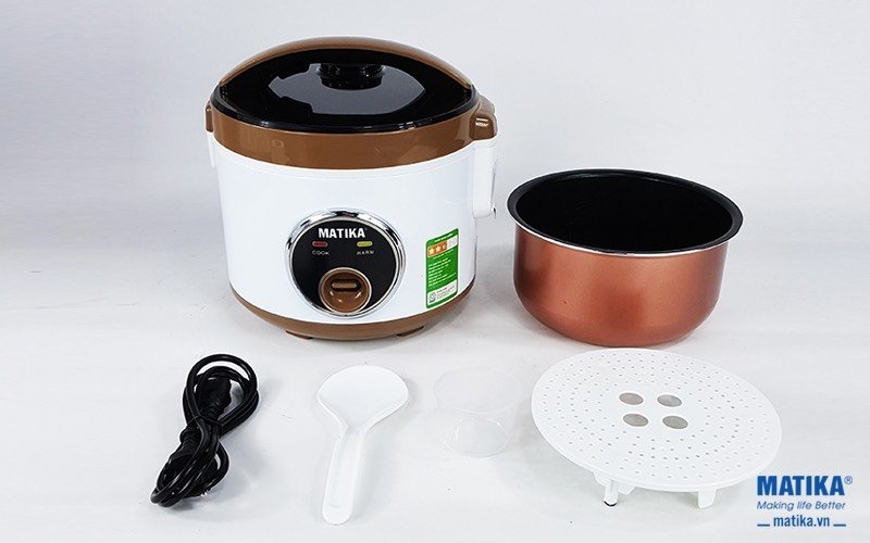 Nồi cơm điện 1.2L Matika MTK-RC05