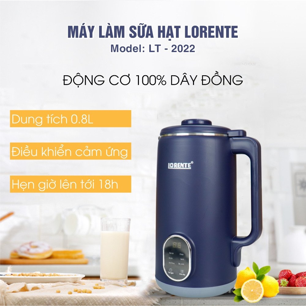 Máy xay nấu sữa hạt Lorente LT2022 (1tx6)