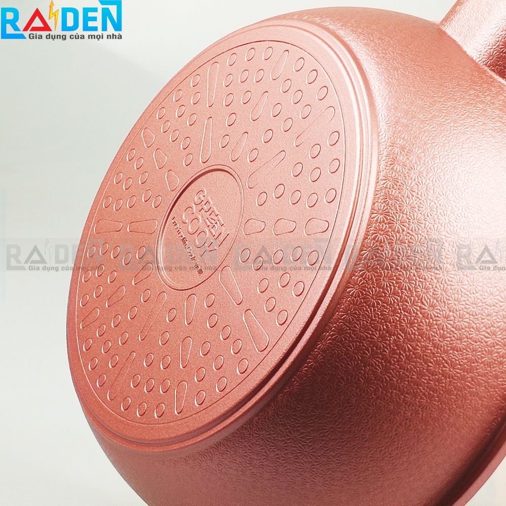 Chảo đúc vân đá Greencook GCP05-24IH 24cm