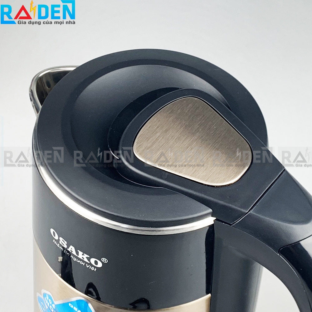 Ấm Đun Siêu Tốc 2 lớp lòng nguyên khối Osako OSA-300