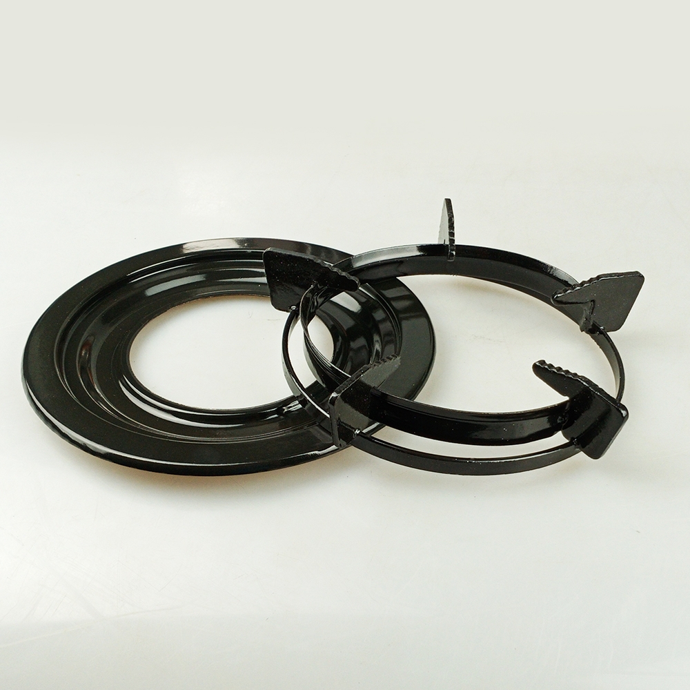 Bếp ga kiếng đôi Hayasa Ha-8600 đầu đốt đồng, mâm kiềng rời có khay hứng và vòng chắn gió