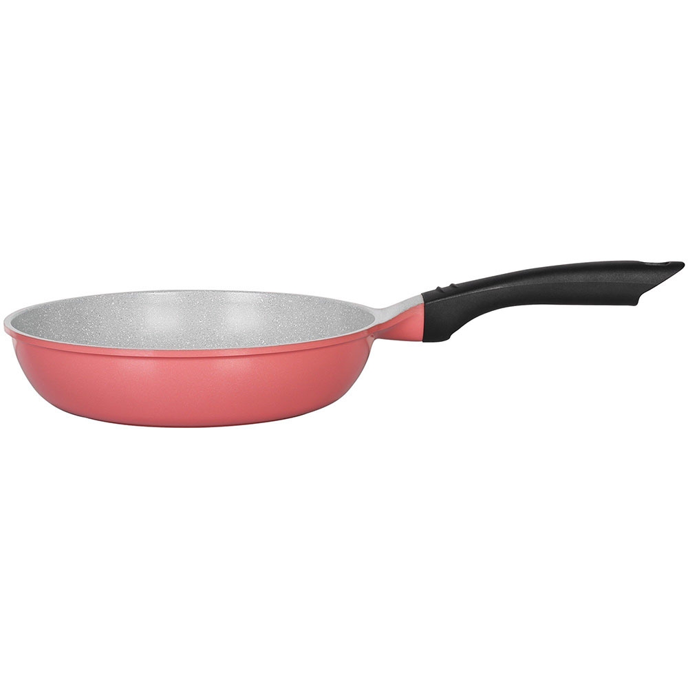 Chảo đúc Ceramic 24cm Greencook GCP03-24IHP Màu Hồng