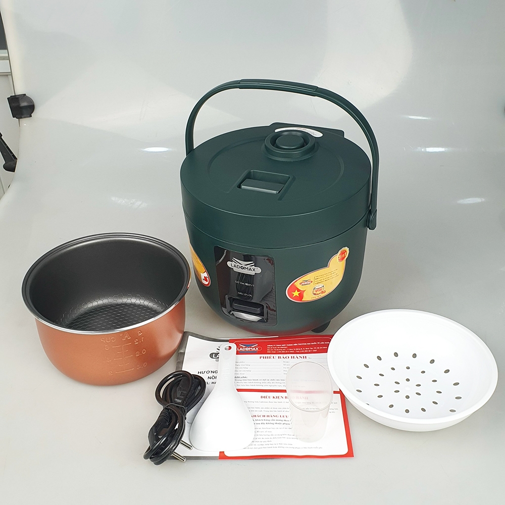 Nồi cơm điện 1.2L Ladomax Ha-712 (1tx4)