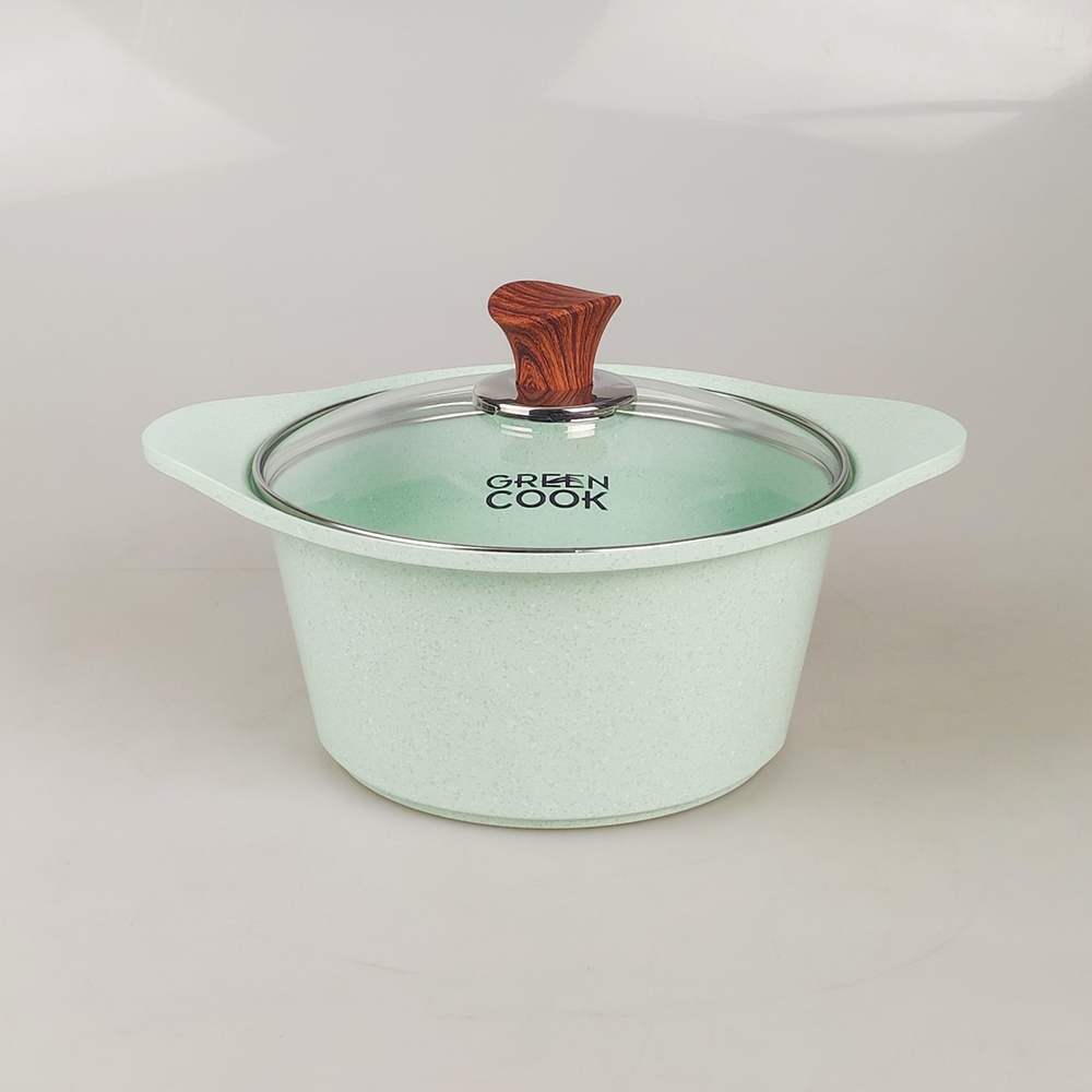 Nồi đúc Ceramic vân đá Greencook GCS05-20IH