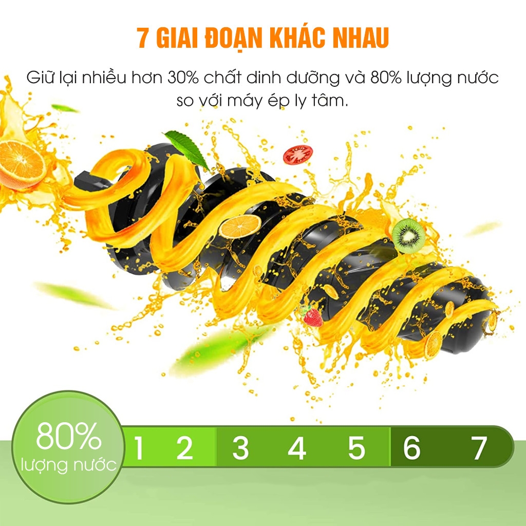 Máy ép chậm trục ngang Lorente LT-2066, 300w