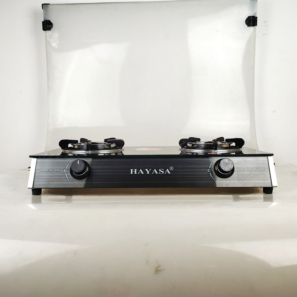 Bếp ga kiếng đôi Hayasa Ha-8080 (KM)