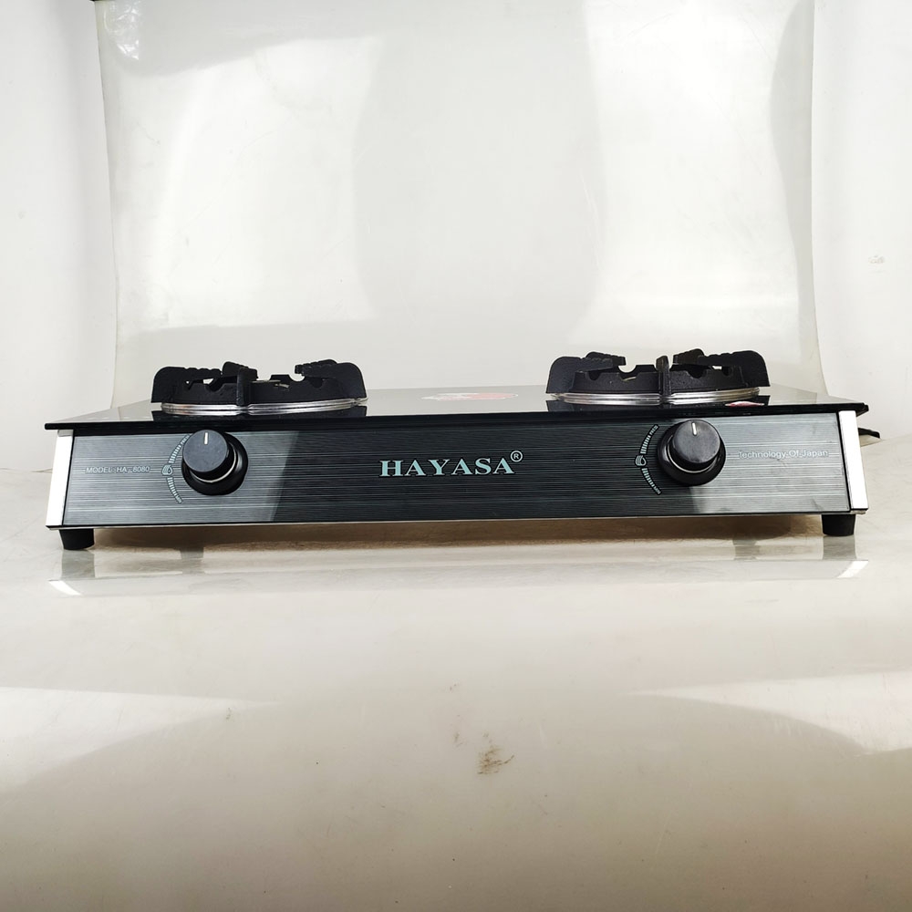 Bếp ga kiếng đôi Hayasa Ha-8080 (KG-304)