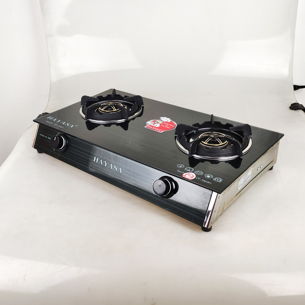 Bếp ga kiếng đôi Hayasa Ha-8080 (KG-304)
