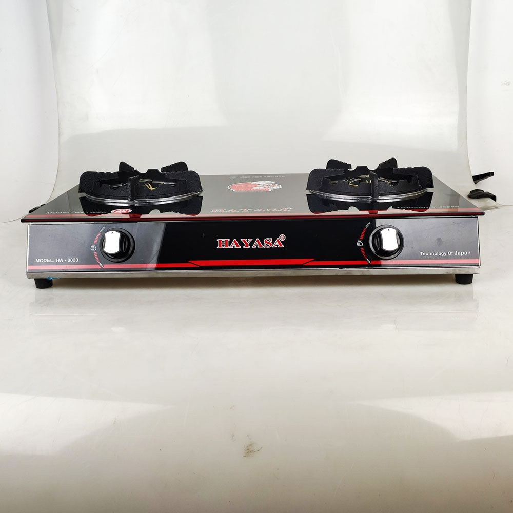 Bếp ga kiếng đôi Hayasa Ha-8020 (KG-304)