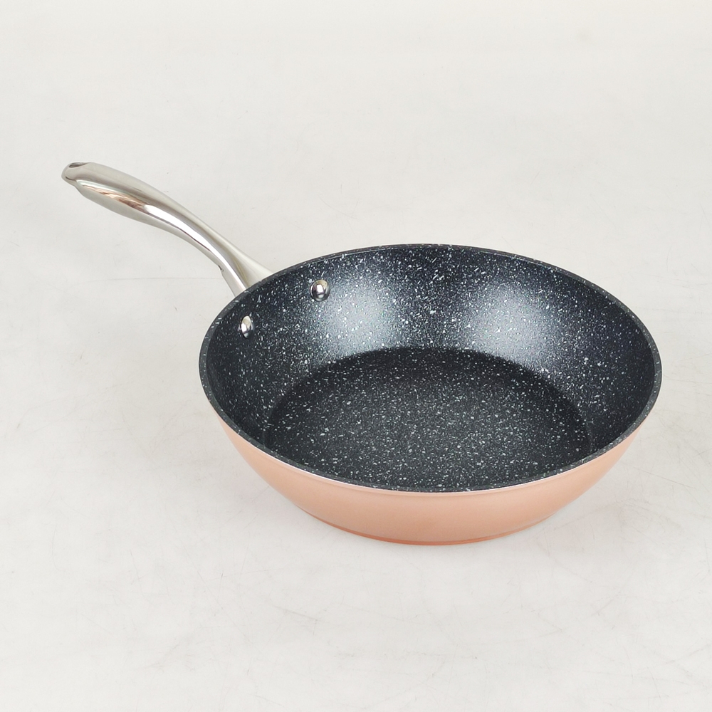 Chảo chống dính vân đá hoa cương Greencook GCP08-26IH