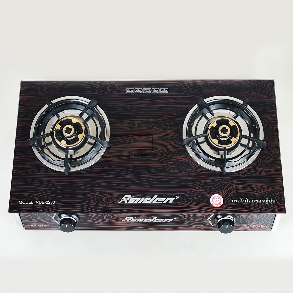 Bếp gas kính đôi Raiden RDB-2230B