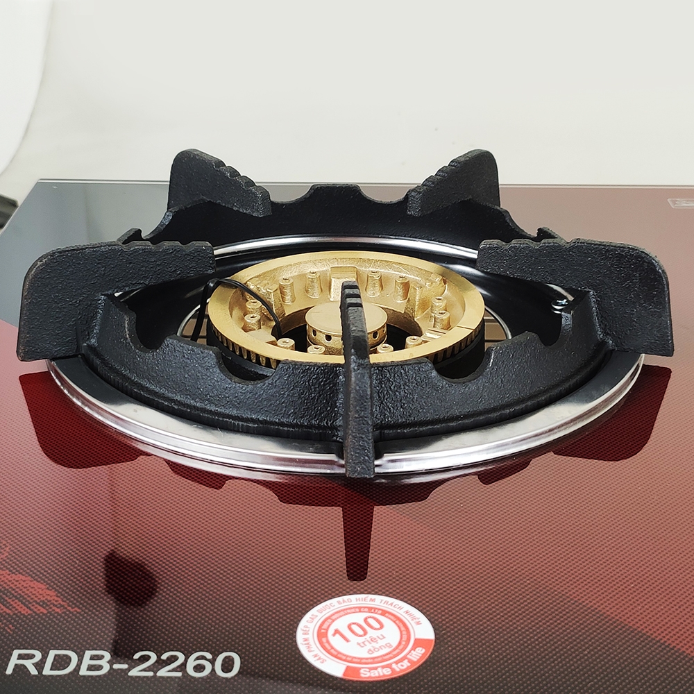 Bếp gas kính đôi Raiden RDB-2260