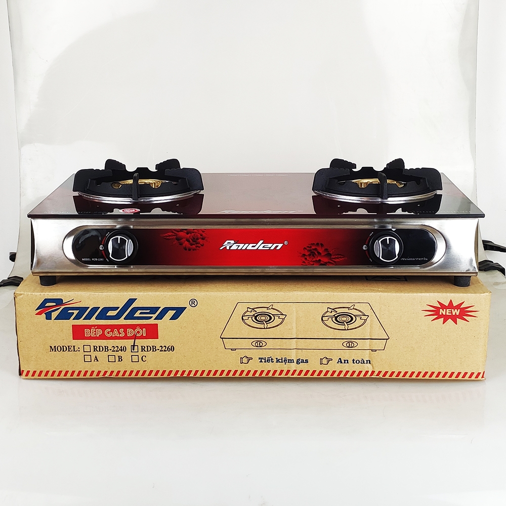 Bếp gas kính đôi Raiden RDB-2260