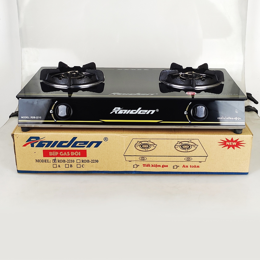 Bếp gas kính đôi Raiden RDB-2210