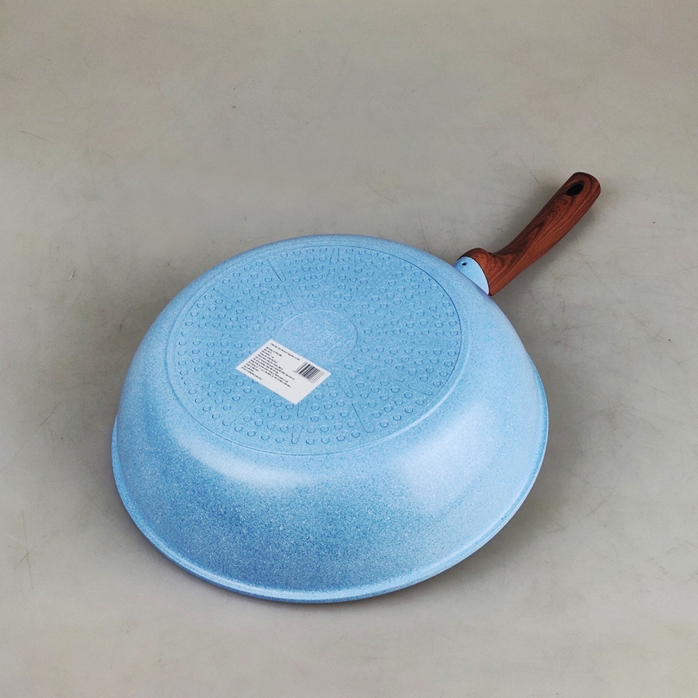 Chảo đúc Greencook men đá xanh Sapphire GCP09