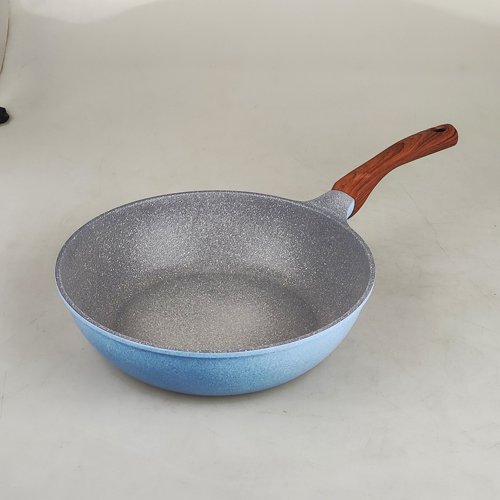 Chảo đúc Greencook men đá xanh Sapphire GCP09