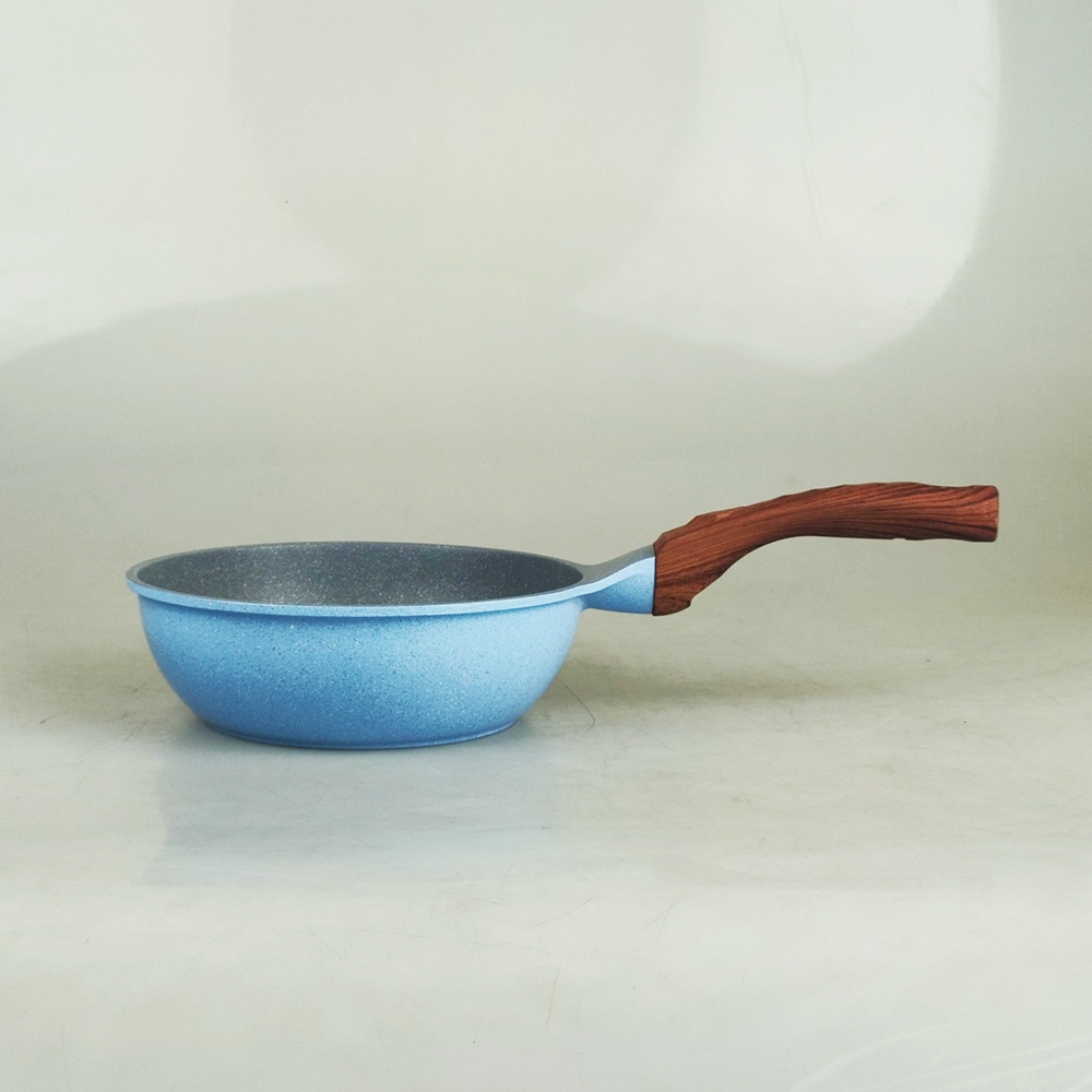 Chảo đúc Greencook men đá xanh Sapphire GCP09