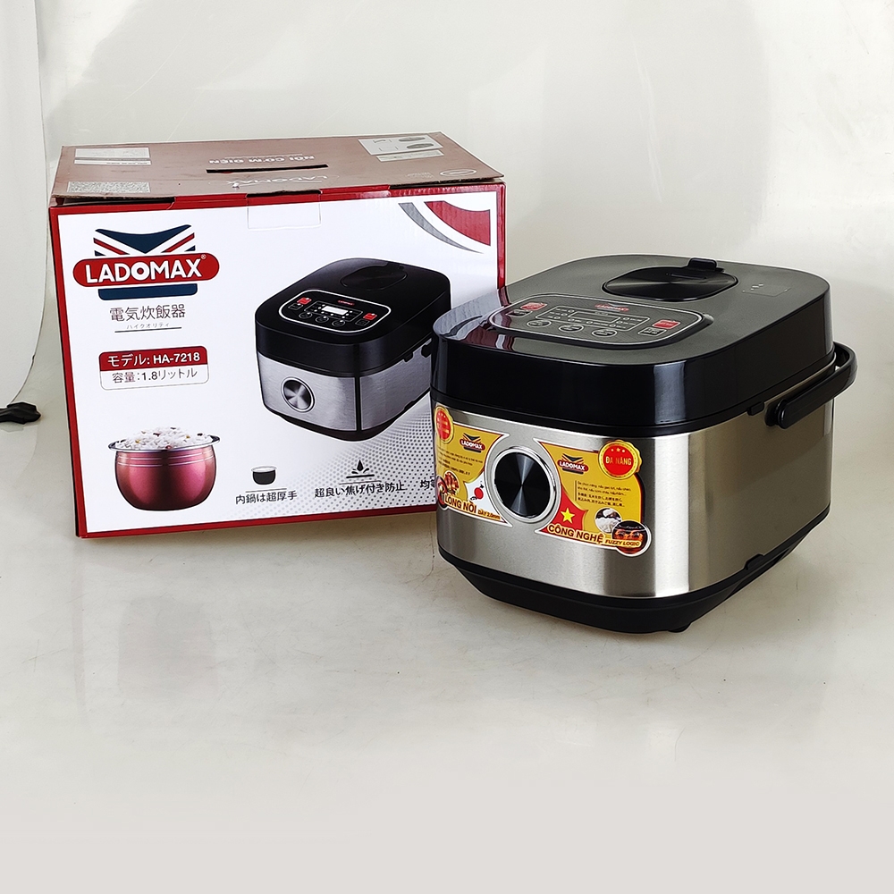 Nồi cơm điện tử 1.2L Ladomax Ha-7212 (1tx6)