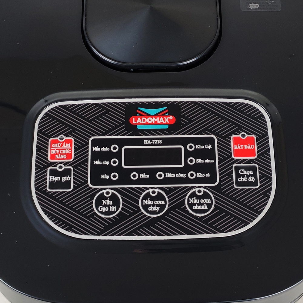 Nồi cơm điện tử 1.2L Ladomax Ha-7212 (1tx6)