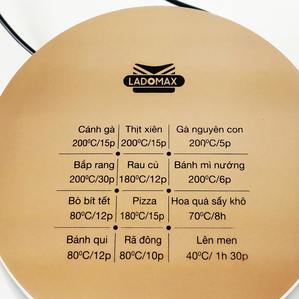 Nồi chiên không dầu điện tử 7L Ladomax Ha-556