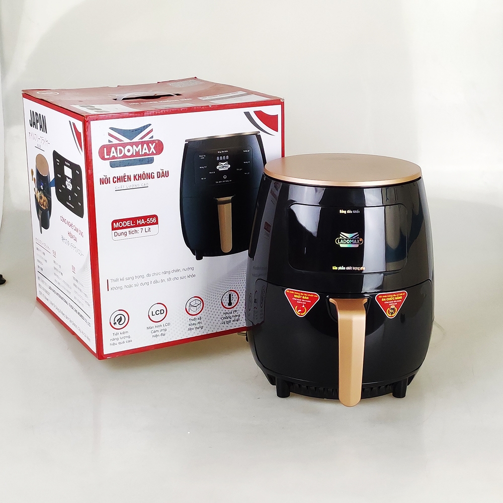 Nồi chiên không dầu điện tử 7L Ladomax Ha-556