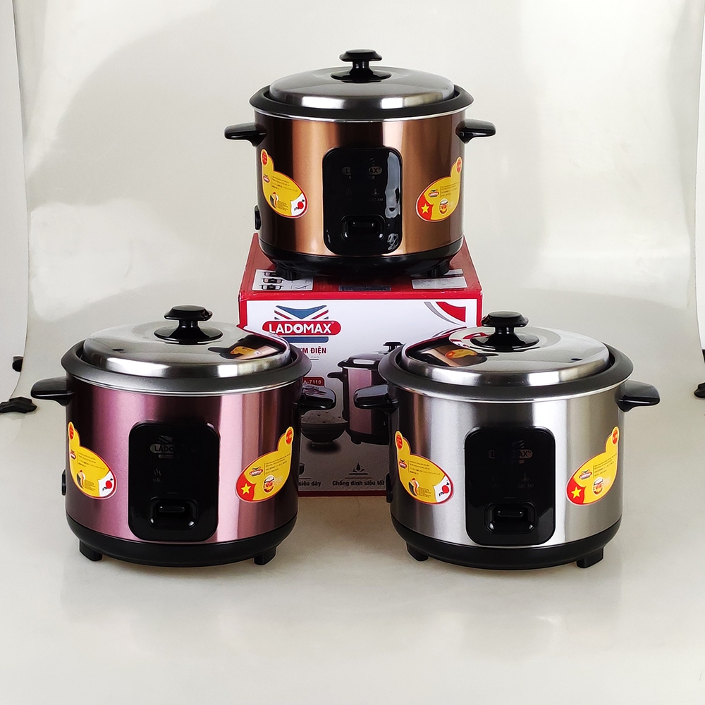 Nồi cơm 1.8L nắp rời Ladomax Ha-7118 (1tx6)