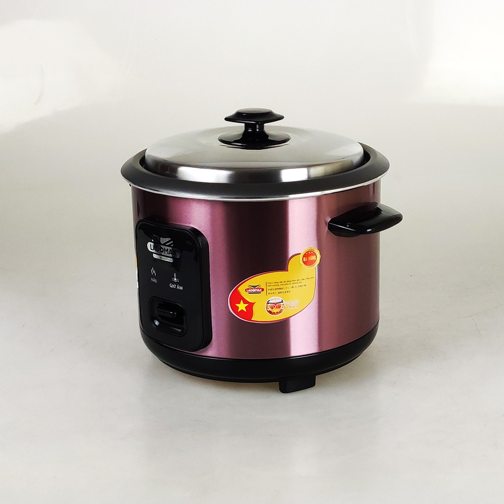 Nồi cơm điện 0.6L nắp rời Ladomax Ha-7106 (1tx12)