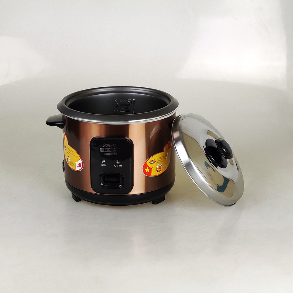 Nồi cơm 1.8L nắp rời Ladomax Ha-7118 (1tx6)