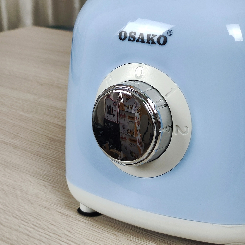 Máy xay sinh tố 2 cối nhựa Osako ST02, 400W, (1tx6)