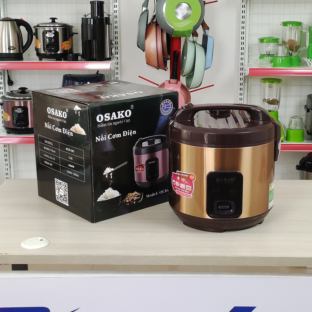 Nồi cơm điện 2.2L Osako OCD-202 (1tx4)