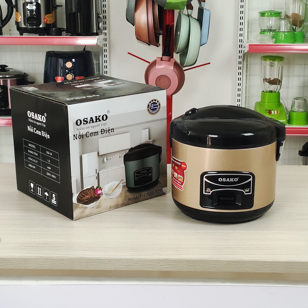 Nồi cơm điện 1.2L Osako OCD-120 (1tx6)