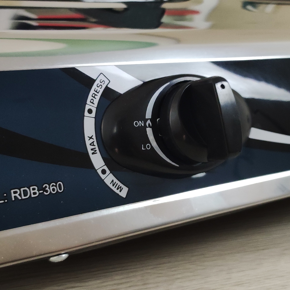 Bếp Gas đôi toàn thân Inox Raiden RDB-360