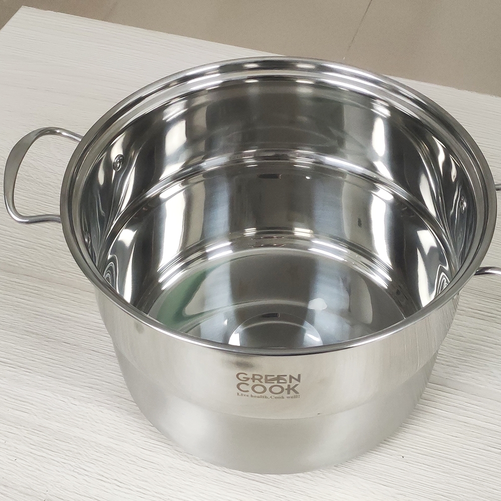 Nồi xững hấp inox đa năng Greencook GCST01-26IH (1tx6)