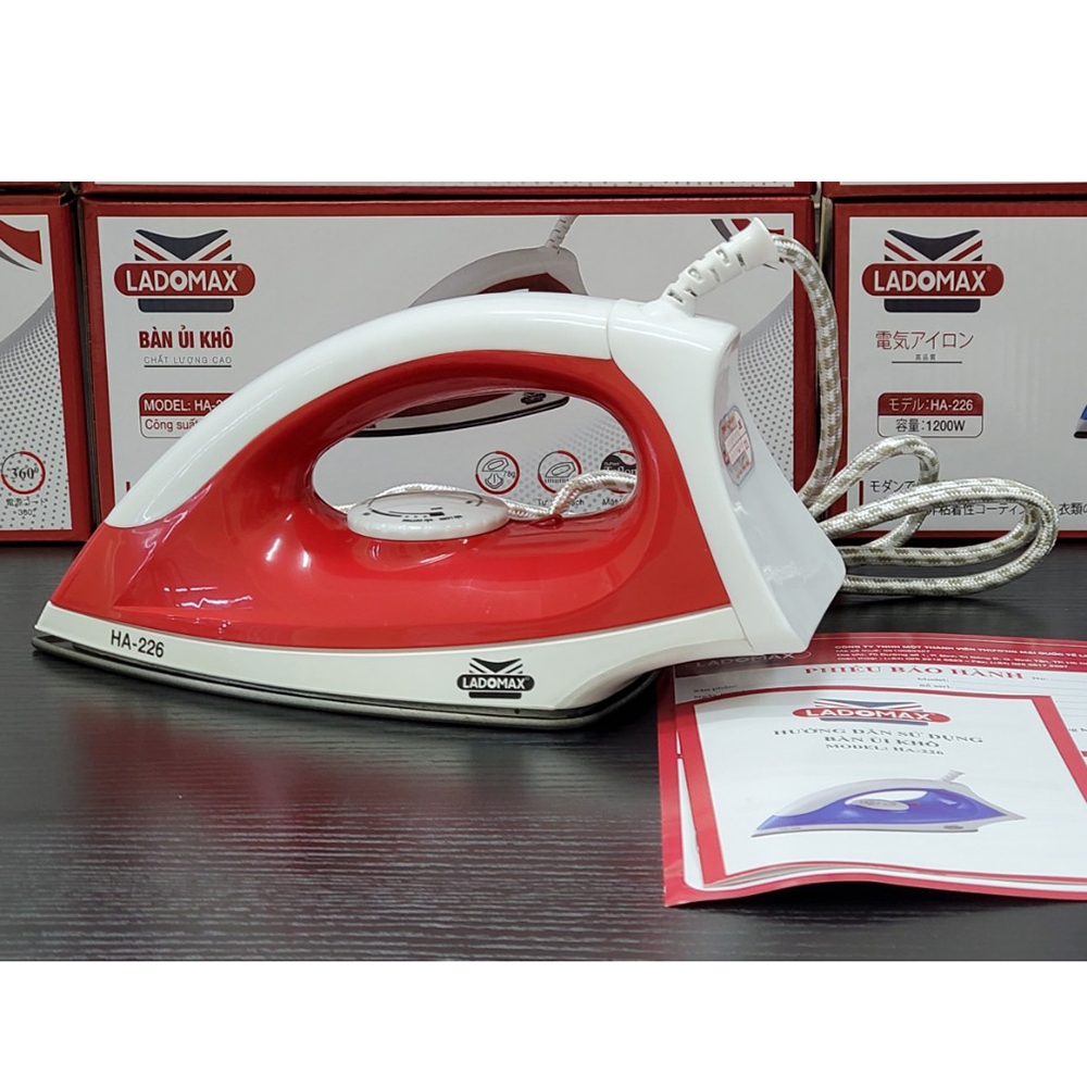 Bàn ủi Khô Ladomax Ha-226 (1tx24)