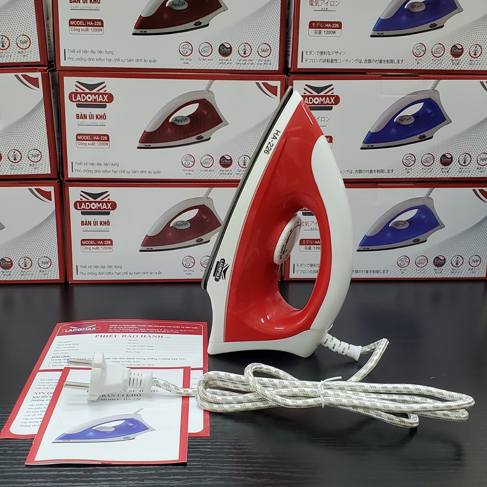 Bàn ủi Khô Ladomax Ha-226 (1tx24)