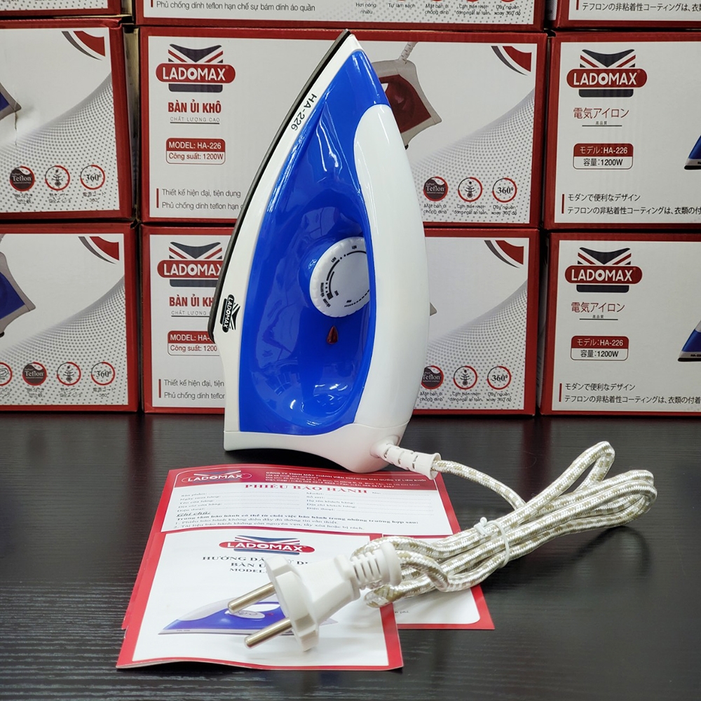 Bàn ủi Khô Ladomax Ha-226 (1tx24)