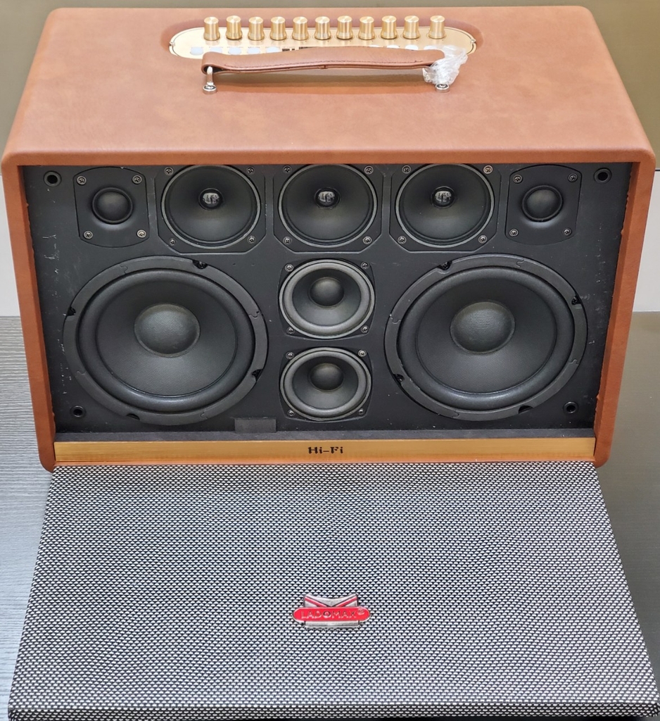 Loa xách bass đôi 16cm Ladomax H-216(DSP)