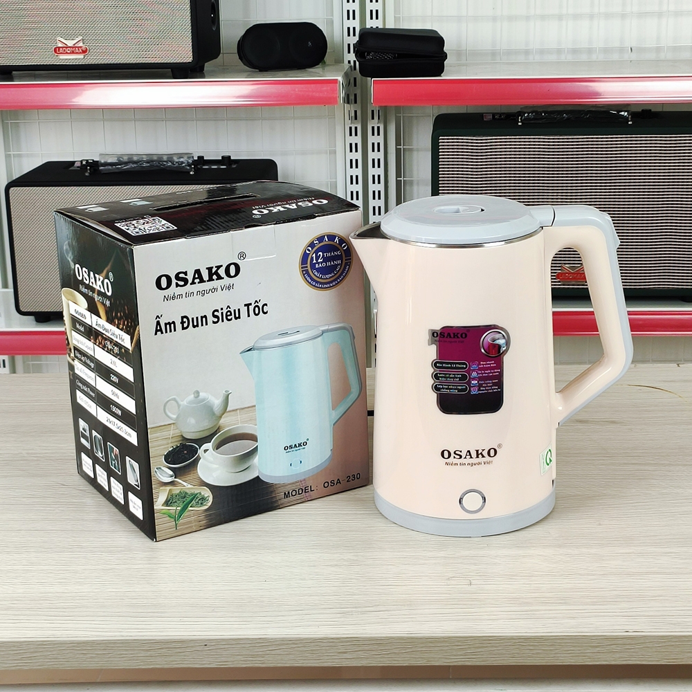Ấm đun siêu tốc 2.0L Osako OSA-230 (1tx16)