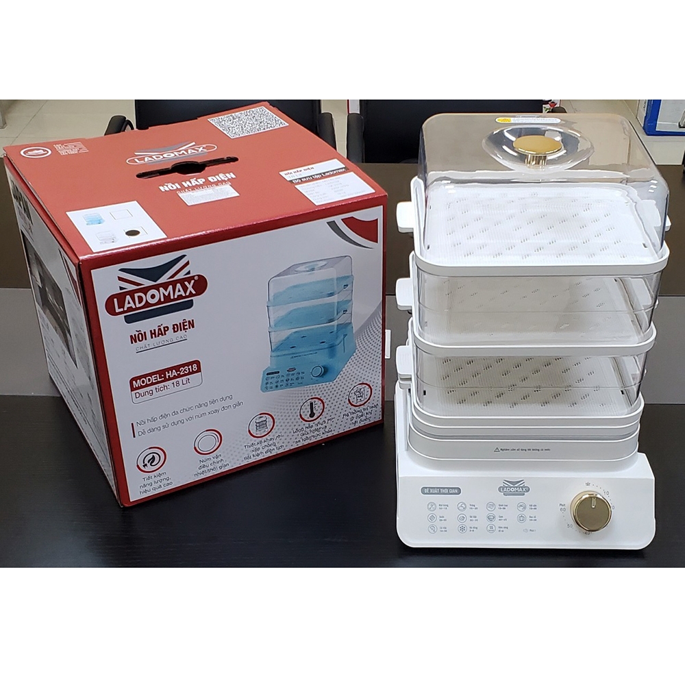 Nồi chưng, hấp, rã đông, tiệt trùng Ladomax Ha-2318 (1tx4)